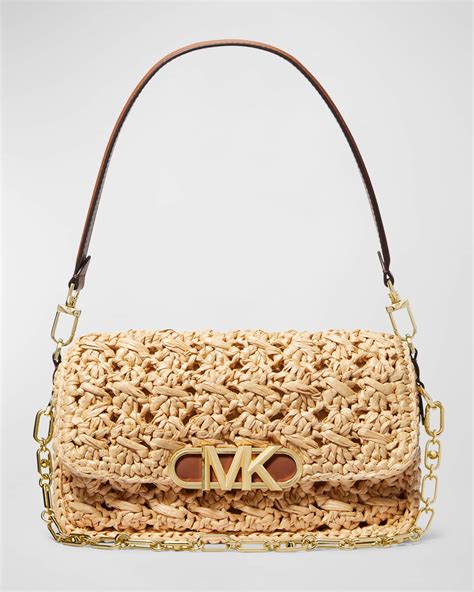 michael kors straw purse|michael kors straw handbags clearance.